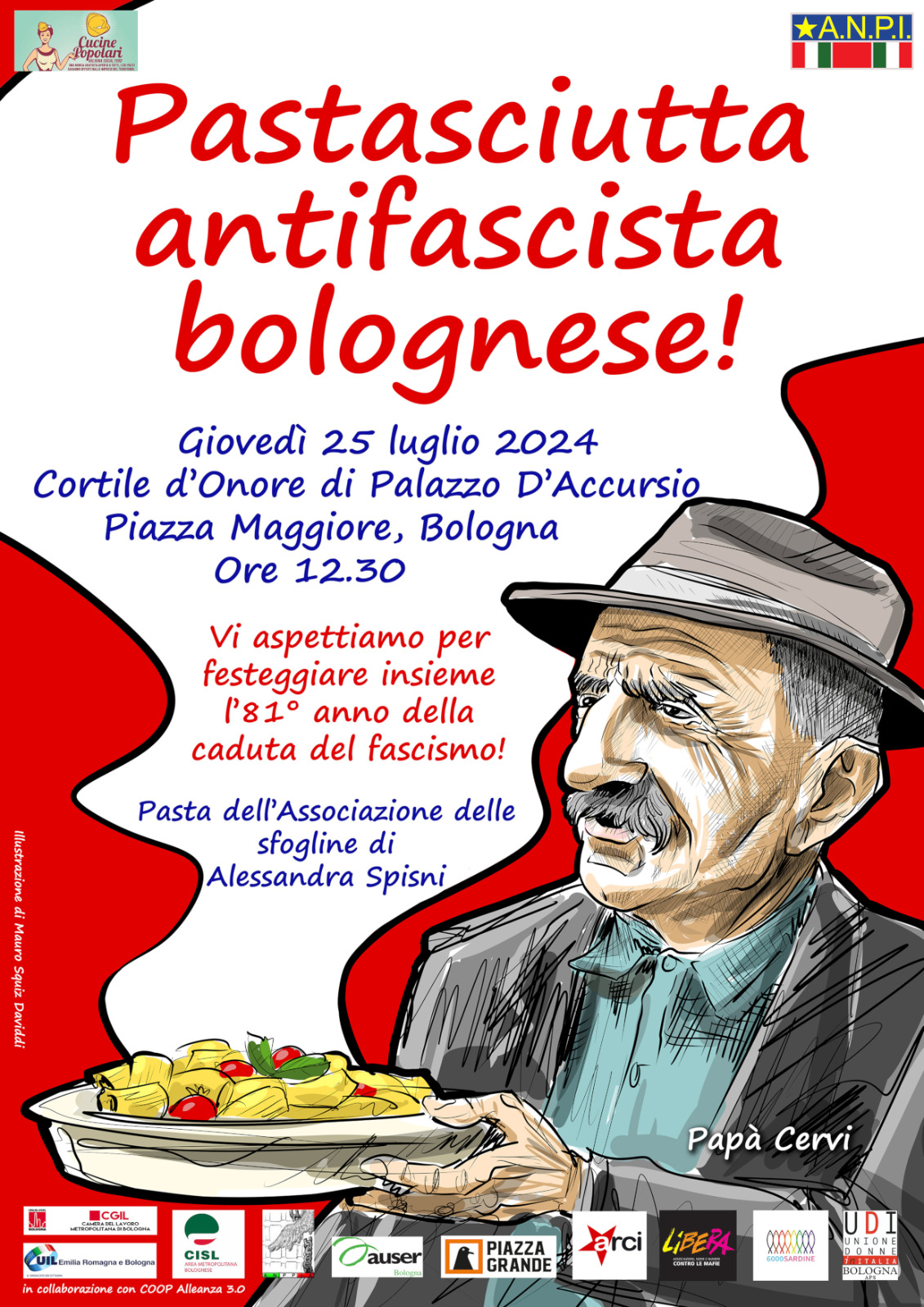 Torna la Pastasciutta antifascista: il 25 luglio festeggiamo la caduta del fascismo!