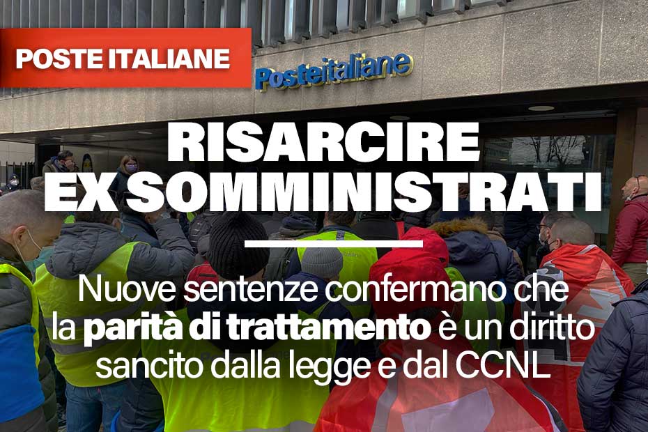 Stesso lavoro, stessi diritti: il Tribunale di Bologna d&agrave; ragione ai somministrati