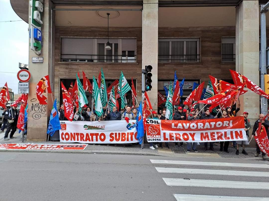 Anche a Bologna sciopero lavoratrici e lavoratori Federdistribuzione