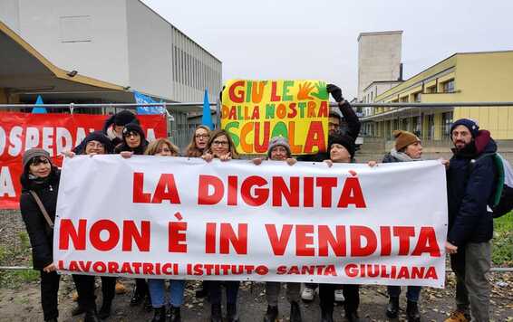Chiusura Istituto Santa Giuliana: lunedì 27 marzo la “via crucis” delle lavoratrici in città