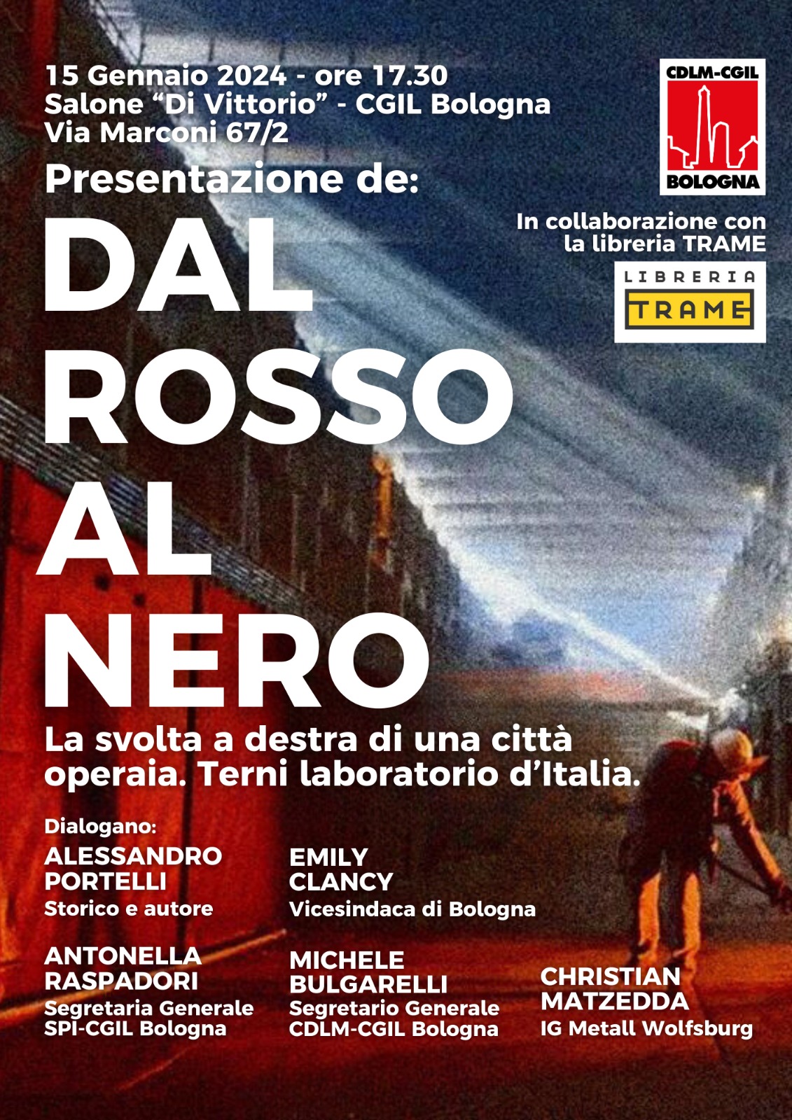 Luned&igrave; 15 presentazione del libro di Portelli in Cgil 