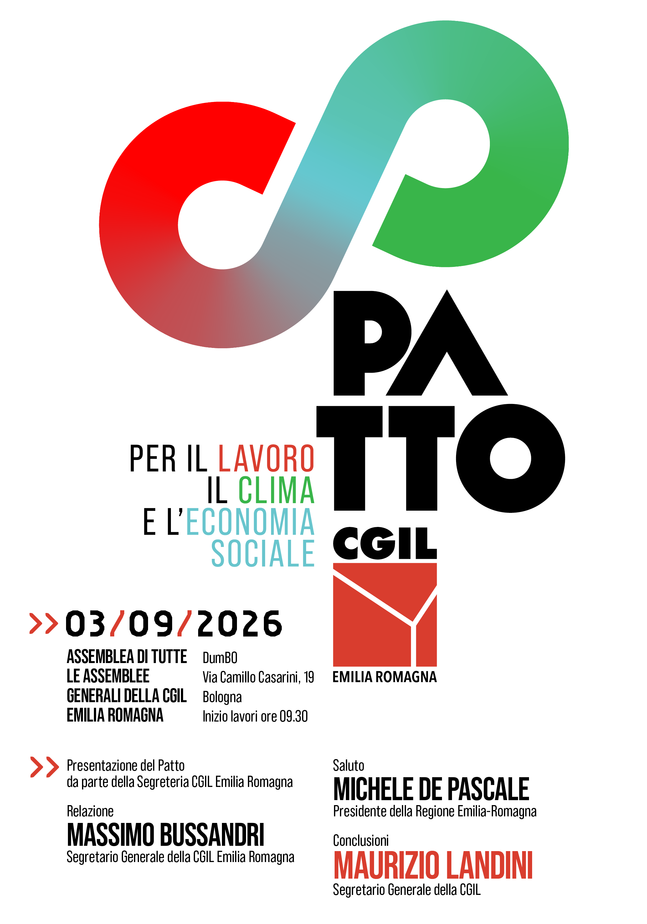 Gioved&igrave; al Dumbo l'Assemblea delle assemblee ER con Landini 