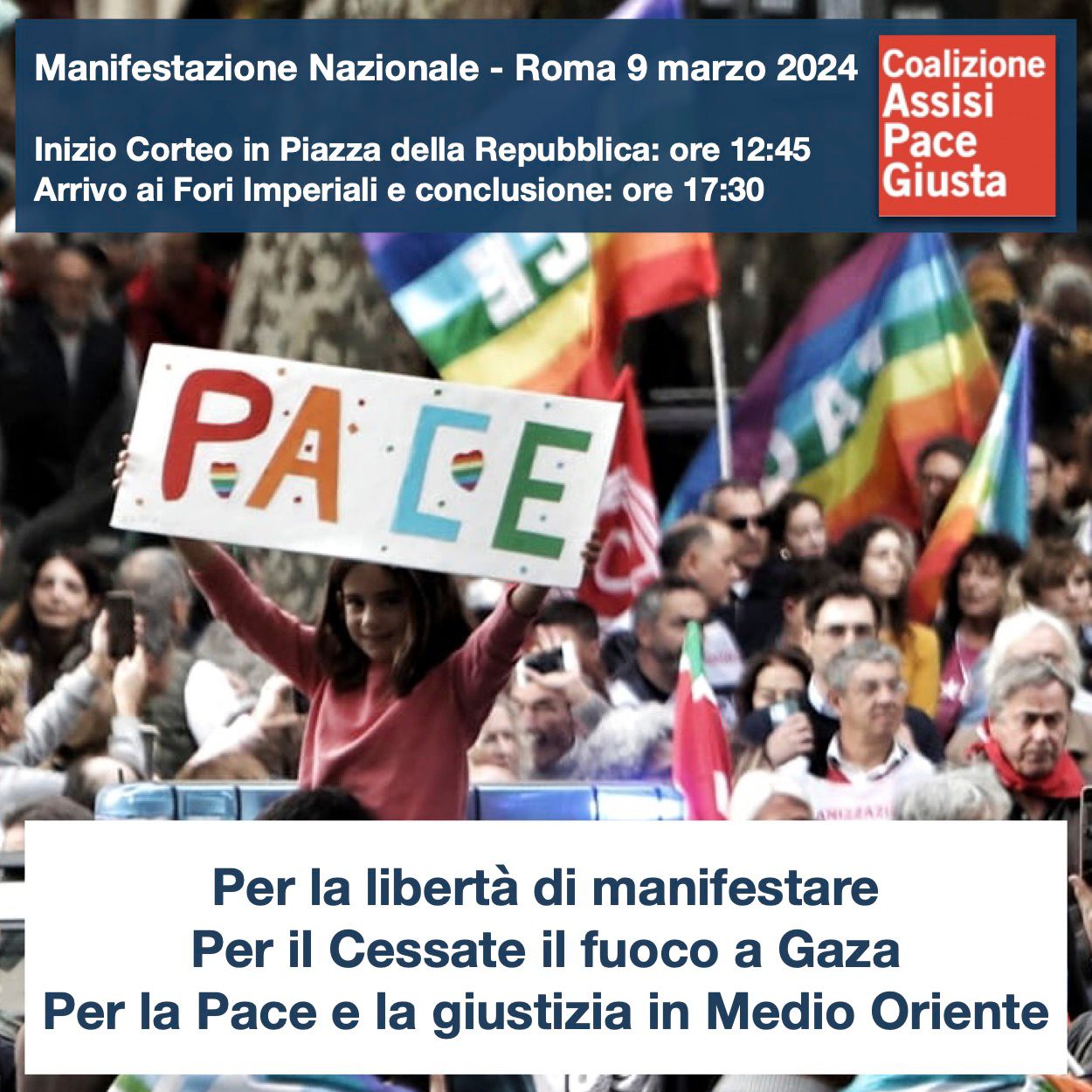Sabato 9 marzo da Bologna in centinaia a Roma per la pace
