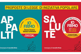 Sanit&agrave; e appalti, al via la raccolta firme
